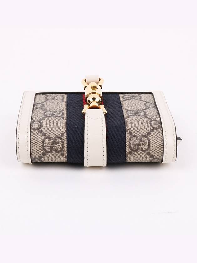 GG gold Jackie 1961 white half wallet 645536 - GUCCI - BALAAN 6