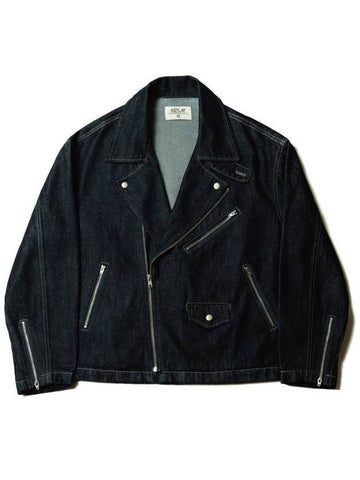 rider denim jacket indigo - ASTLAY - BALAAN 1