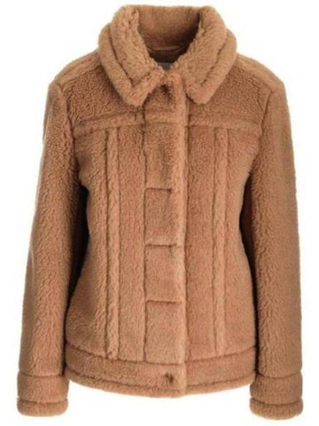 Teddino Teddy Bear Jacket Camel - MAX MARA - BALAAN 1