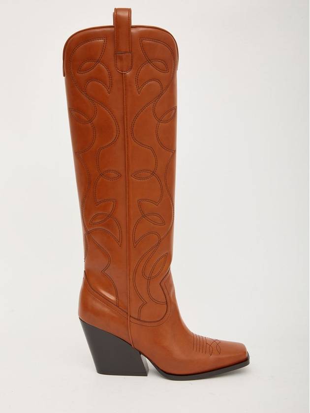 Women's Cowboy Cloud Long Boots Brown - STELLA MCCARTNEY - BALAAN 2