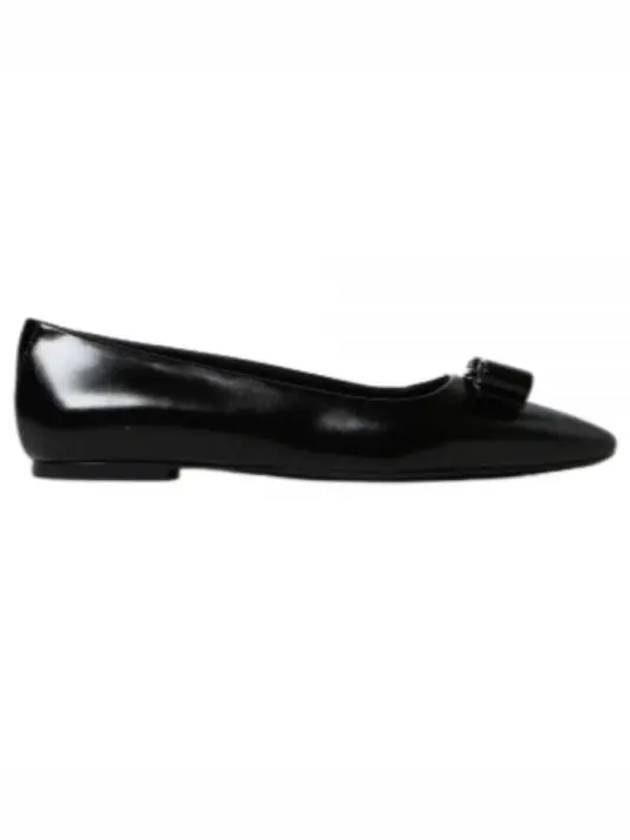 Vara Bow Ballet Flats Black - SALVATORE FERRAGAMO - BALAAN 2