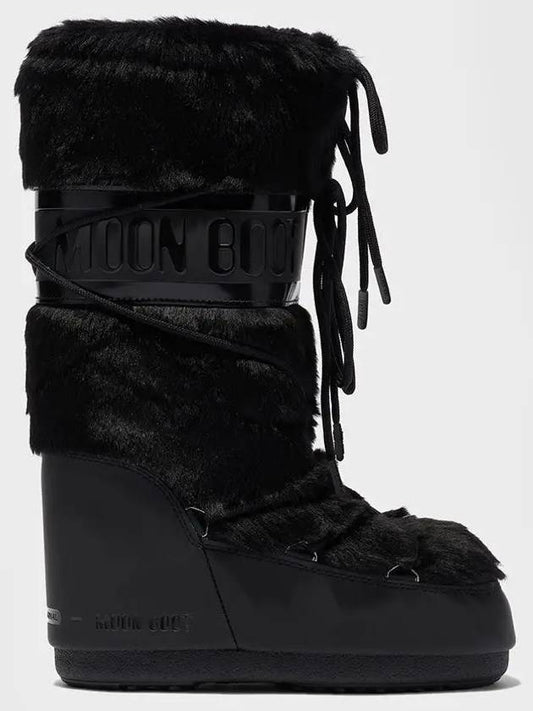 Icon Fake Fur Boots Black 1408900 N001 - MOON BOOT - BALAAN 2