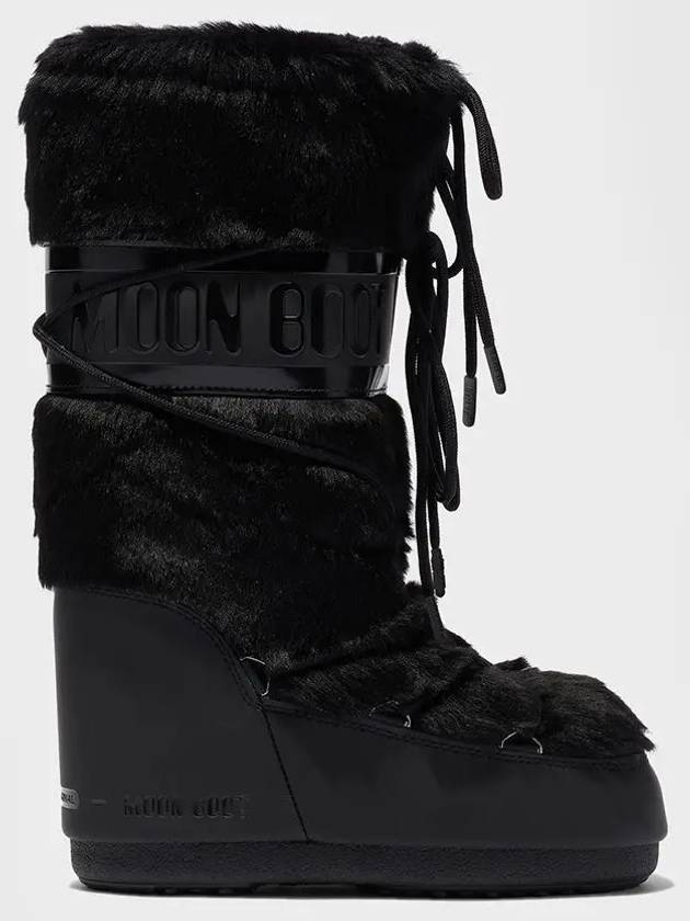 Icon Fake Fur Boots Black 1408900 N001 - MOON BOOT - BALAAN 1