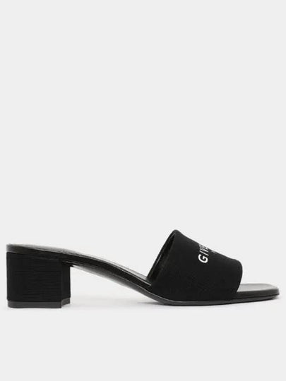 4G Canvas Mule Heel Black - GIVENCHY - BALAAN 2