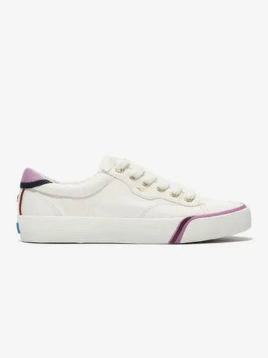 Crew Kick 75 Kate Spade Striped Bumper Canvas 5WF65382D100 - KEDS - BALAAN 1