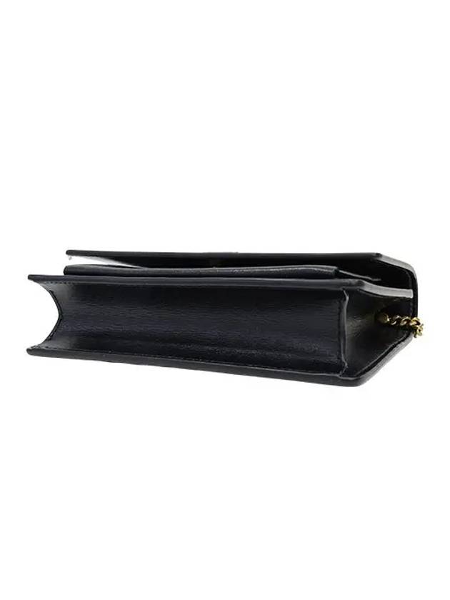 Sunset Chain Wallet Cross Bag Black - SAINT LAURENT - BALAAN 7