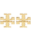 Logo Stud Earrings Gold - TORY BURCH - BALAAN 2