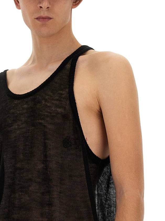 Rick Owens Knitted Tank Top - RICK OWENS - BALAAN 4