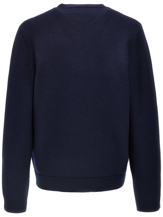 Edward Intarsia Knit Top Dark Navy - A.P.C. - BALAAN 3