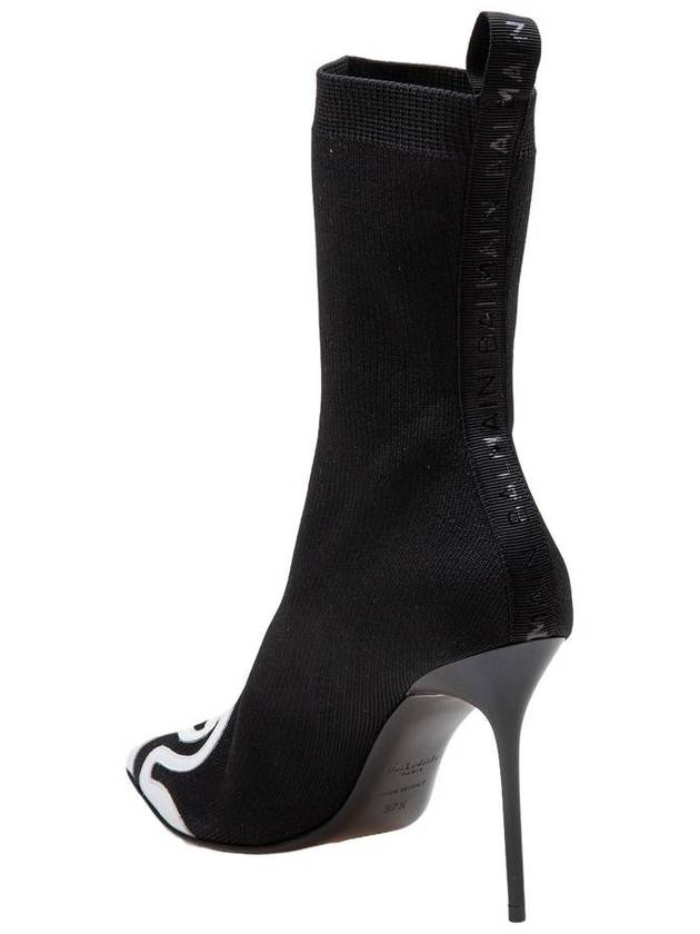 Balmain Ankle Boot In Stretch Fabric - BALMAIN - BALAAN 4