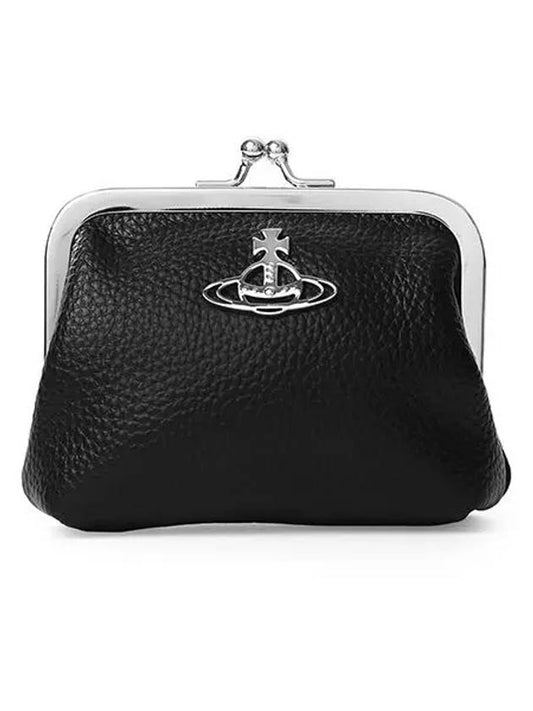 ORB Logo Coin Purse Black - VIVIENNE WESTWOOD - BALAAN 2