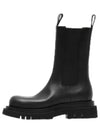 Lug Leather Chelsea Boots Black - BOTTEGA VENETA - BALAAN 2