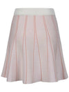 Reversible pleated knit skirt MK3SS052WHT - P_LABEL - BALAAN 7