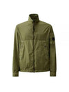 Tylon L Zipper Long Sleeve Shirt Green - CP COMPANY - BALAAN 2