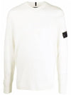 Shadow Project Wappen Patch Knit Top White - STONE ISLAND - BALAAN 3