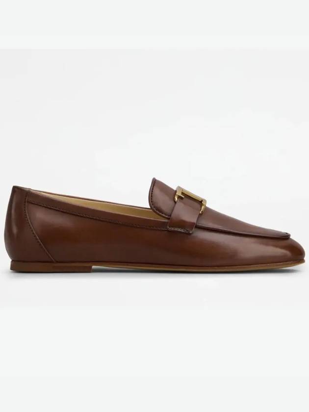 Tods T Timeless Leather Loafers Brown - TOD'S - BALAAN 2