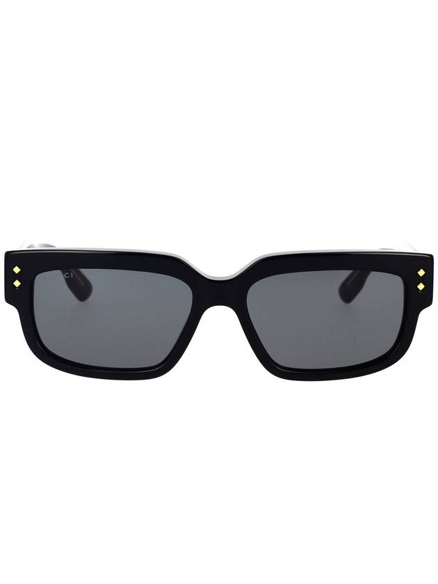 Square Frame Sunglasses Black - GUCCI - BALAAN 2