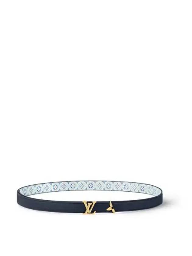 Pretty LV 20MM Reversible Leather Belt Blue - LOUIS VUITTON - BALAAN 2