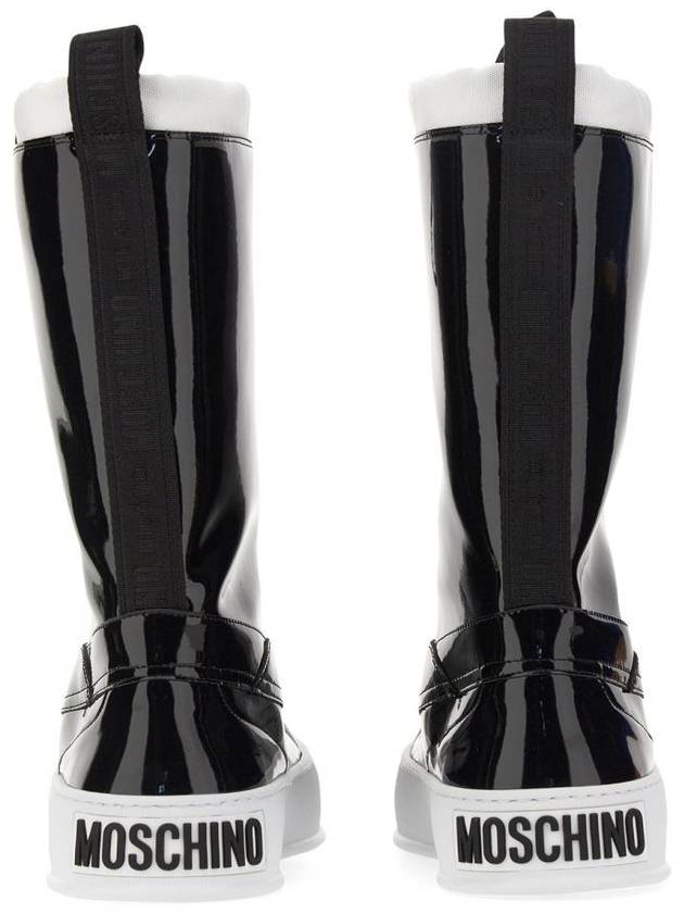 Moschino Boot With Logo - MOSCHINO - BALAAN 3