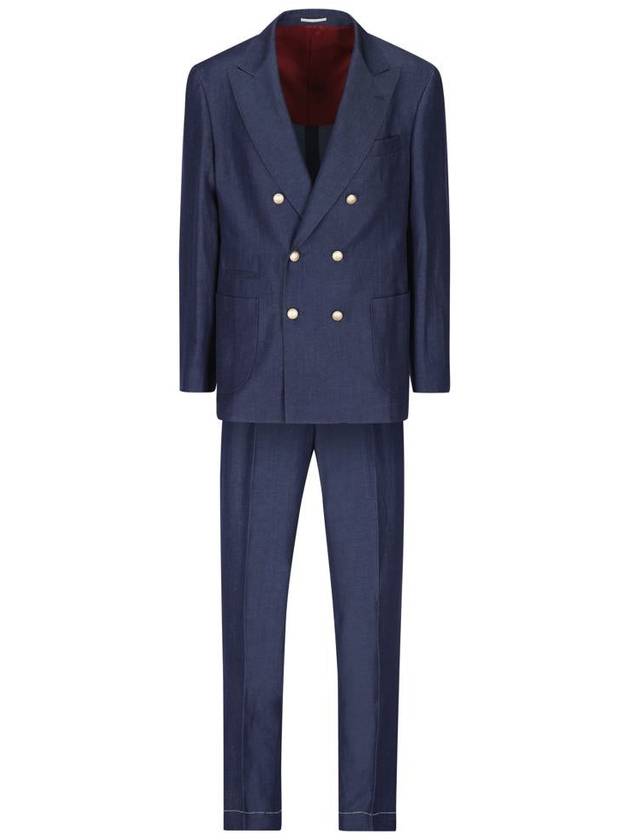 Suit Set MB404LDBHEC189 P24 DENIM - BRUNELLO CUCINELLI - BALAAN 2