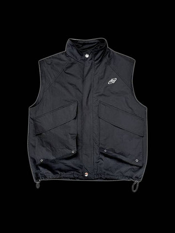 WINDBREAKER PADDING CARGO ZIPUP VEST BLACK - DRUG PRODUCT - BALAAN 1