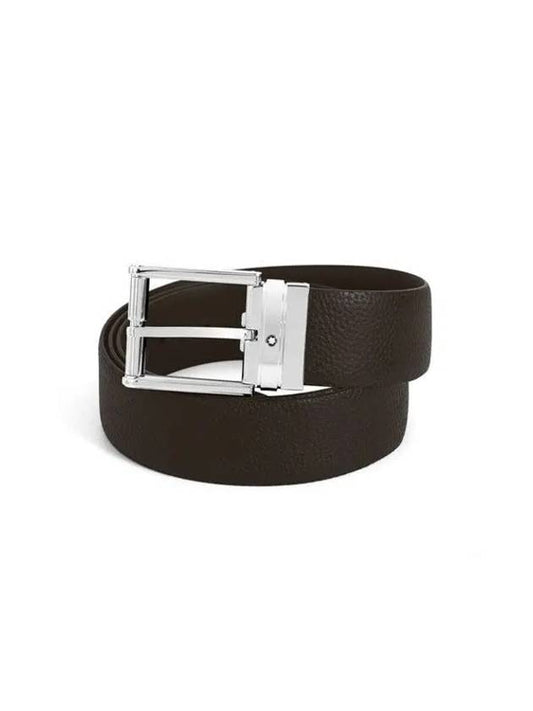 Belt Printed Leather Brown 124613 - MONTBLANC - BALAAN 1