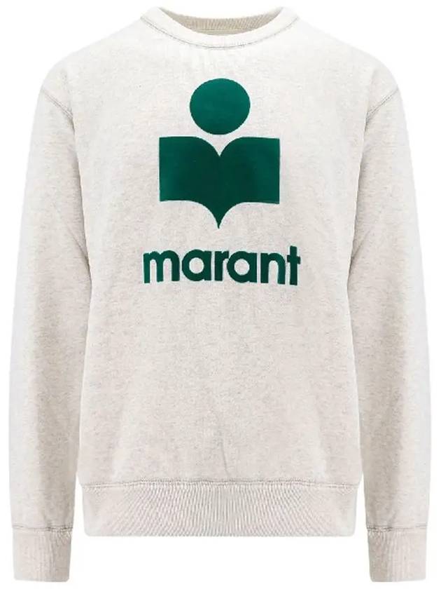 Mikoy Logo Print Sweatshirt White - ISABEL MARANT - BALAAN 3