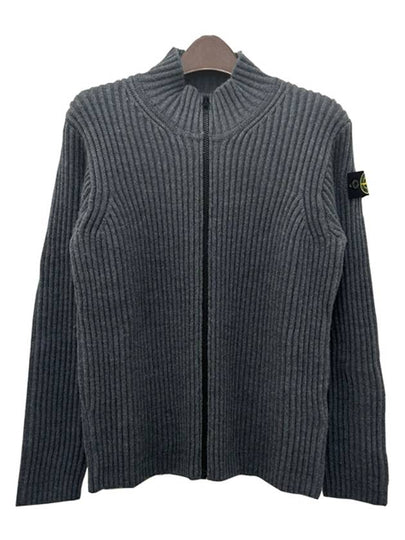 Kids Waffen Patch Zip up Cardigan 10 12 Melange Dark Gray 7916512C2 V0M67 - STONE ISLAND - BALAAN 2