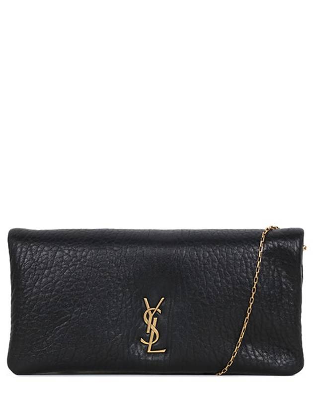 Calypso Mini Lambskin Shoulder Bag Black - SAINT LAURENT - BALAAN 2