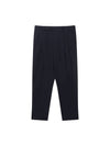 Two Tuck Tapered Slacks Navy - SOLEW - BALAAN 2