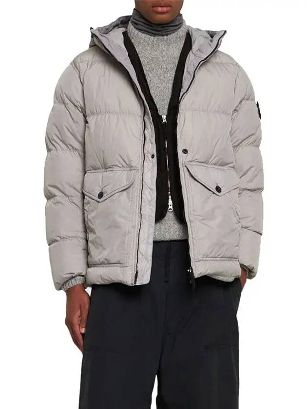 Crinkle Reps Re-Nylon Down Padding Grey - STONE ISLAND - BALAAN 5