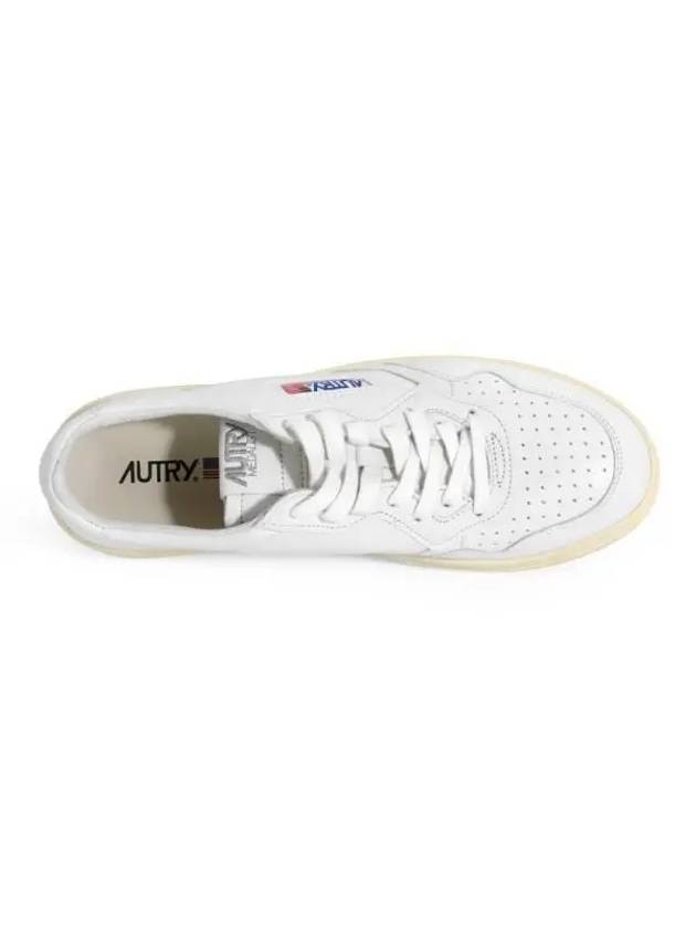 Medalist Goatskin Low Top Sneakers White - AUTRY - BALAAN 4