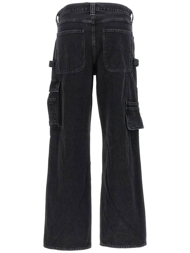 Denim Straight Pants A91651557SPIDER Black - AGOLDE - BALAAN 3