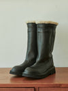 Linder Bias Fur Middle Boots Black - IN THE STAR - BALAAN 2