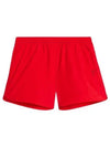 Heart Logo Swim Shorts Red - AMI - BALAAN 2