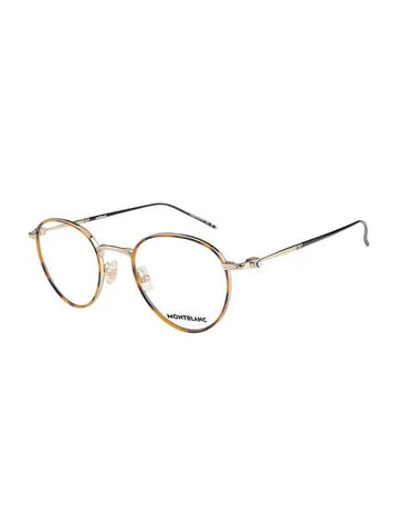 Round Metal Eyeglasses Havana - MONTBLANC - BALAAN 1