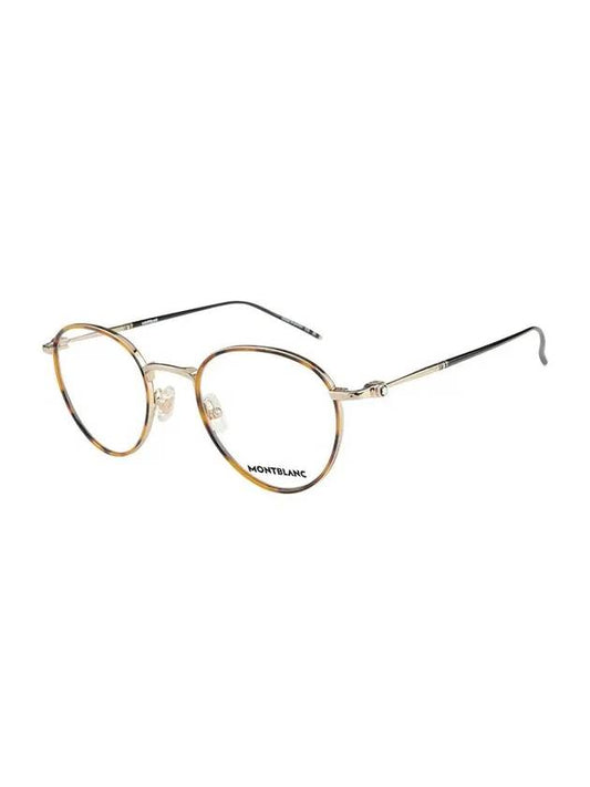 Round Metal Eyeglasses Havana - MONTBLANC - BALAAN 2