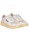 Medalist Beige Suede Low Top Sneakers White - AUTRY - BALAAN 3