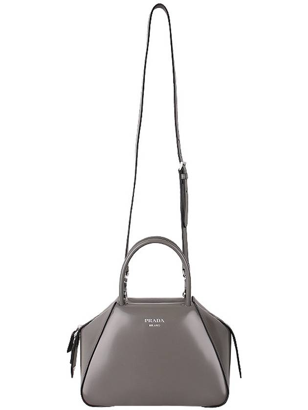 Brushed Supernova Hand Shoulder Bag Dark Grey - PRADA - BALAAN 4