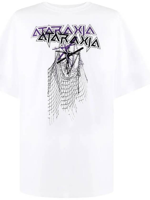 Ataraxia Printing Short Sleeve T-Shirt White - RAF SIMONS - BALAAN.