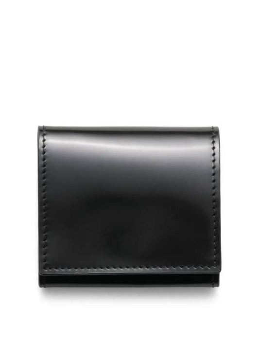 Brushed Leather Coin Purse Black - PRADA - BALAAN 1