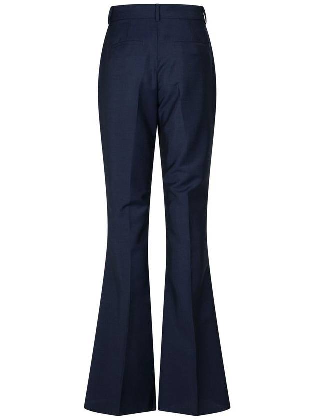 Sportmax 'Aeroso1234' Blue Wool Blend Pants - MAX MARA SPORTMAX - BALAAN 3