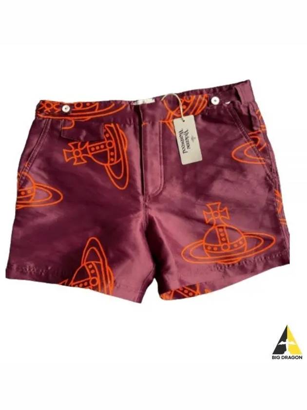 ORB Suiting Classic Boxer Bermuda Shorts Burgundy - VIVIENNE WESTWOOD - BALAAN 2