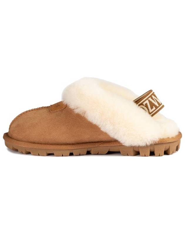 Coquette Elastic Backstrap Slippers Chestnut - OZWEAR UGG - BALAAN 2