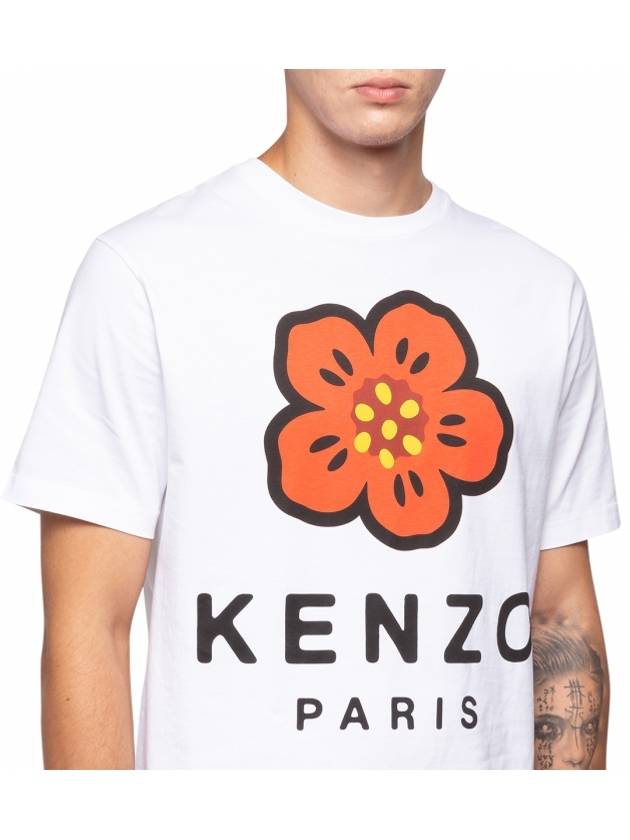 Boke Flower Short Sleeve T-Shirt White - KENZO - BALAAN 5