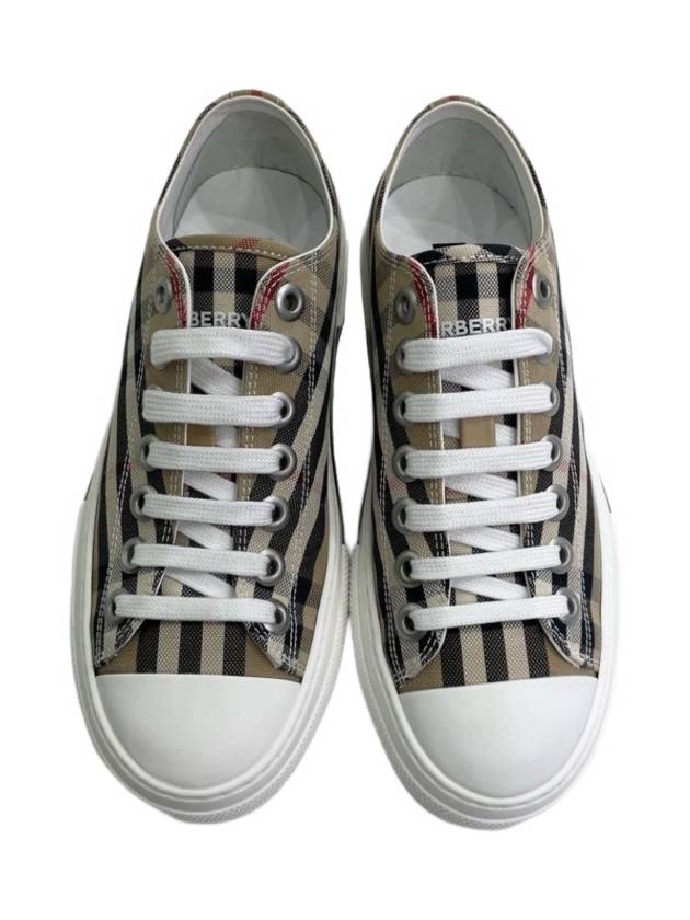 Vintage Check Cotton Sneakers Archive Beige - BURBERRY - BALAAN 4