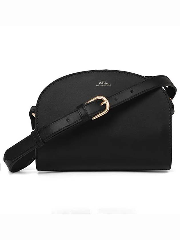 Demi Lune Mini Half Moon Cross Bag Black - A.P.C. - BALAAN 3