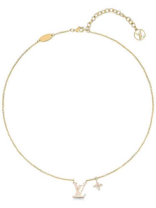 LV Iconic Enamel Necklace Gold - LOUIS VUITTON - BALAAN 2