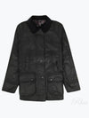 Beadnell Wax Zip-up Jacket Black - BARBOUR - BALAAN 2