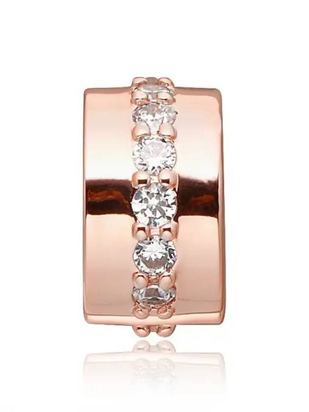 Sparkling Row Spacer Charm Rose Gold - PANDORA - BALAAN 3